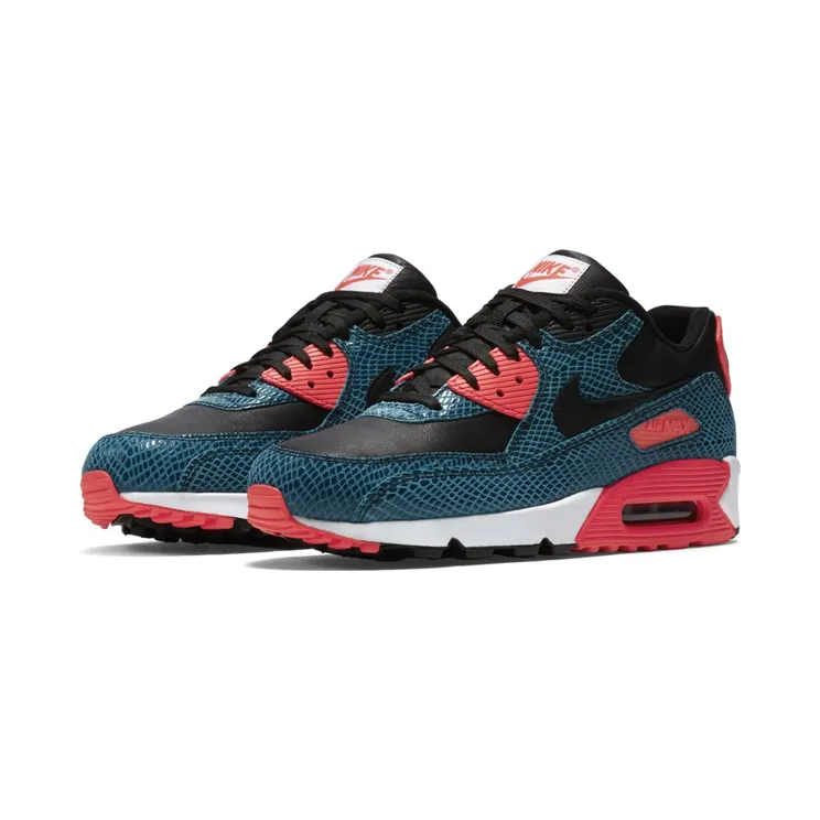 Nike Air Max 90 Infrared Snake (2015) “Dusty Cactus / Infrared / White / Black” (725235-300)