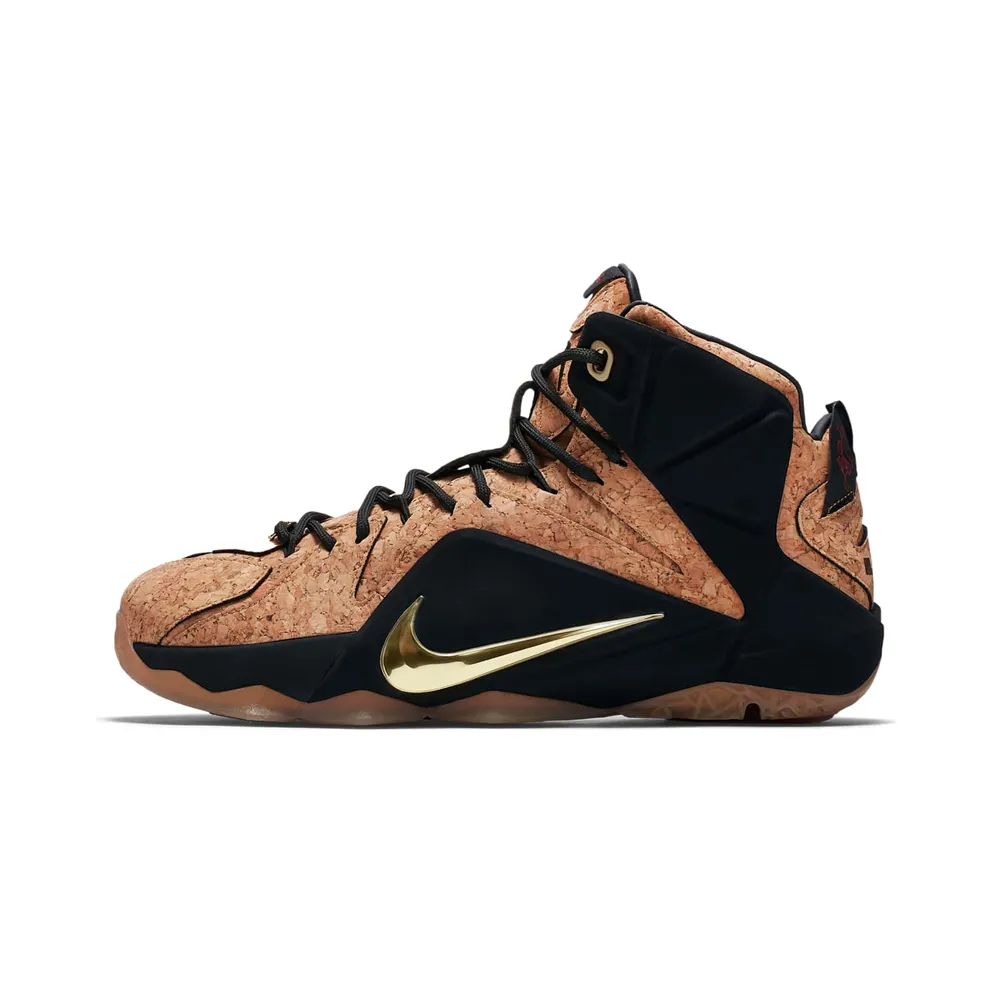 Nike LeBron 12 EXT Cork Hazelnut/Metallic Gold-Black (768829-100)