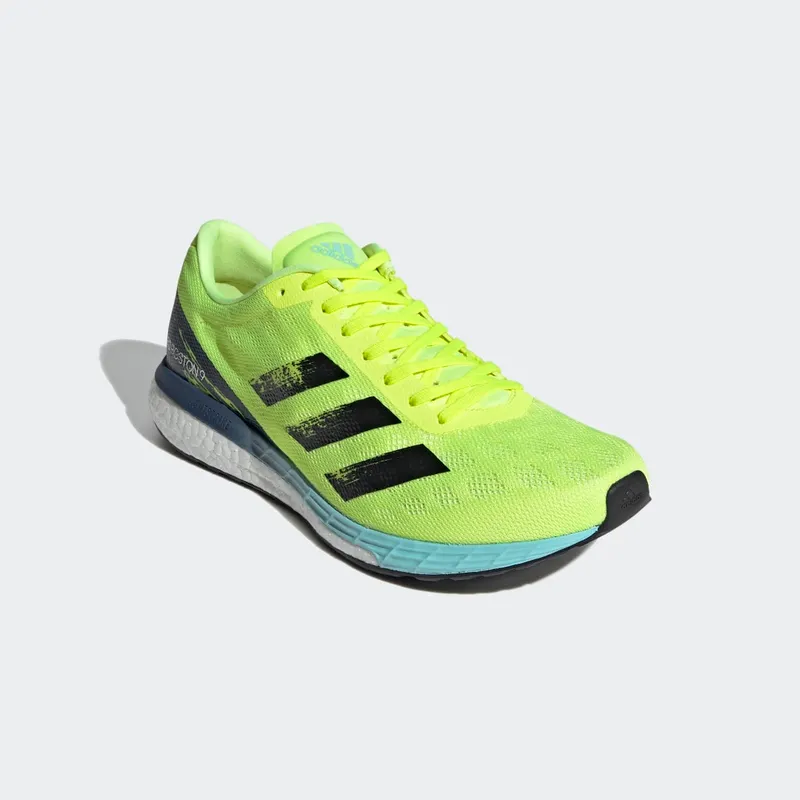 Adidas Adizero Boston 9 ‘Solar Yellow’ Solar Yellow/Core Black/Clear Aqua (H68740)