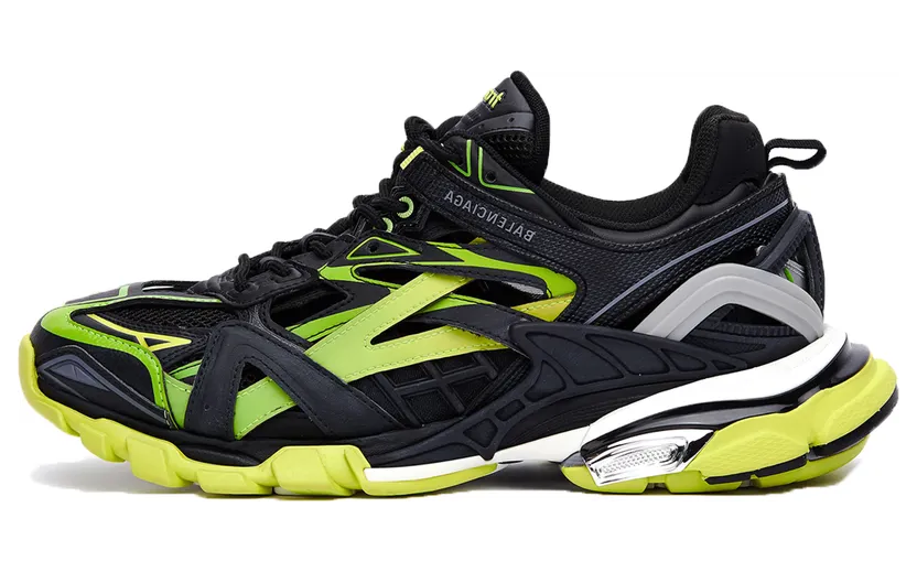 Balenciaga Track 2 Black Yellow Green (2020) (568614-W2GN3-1073)