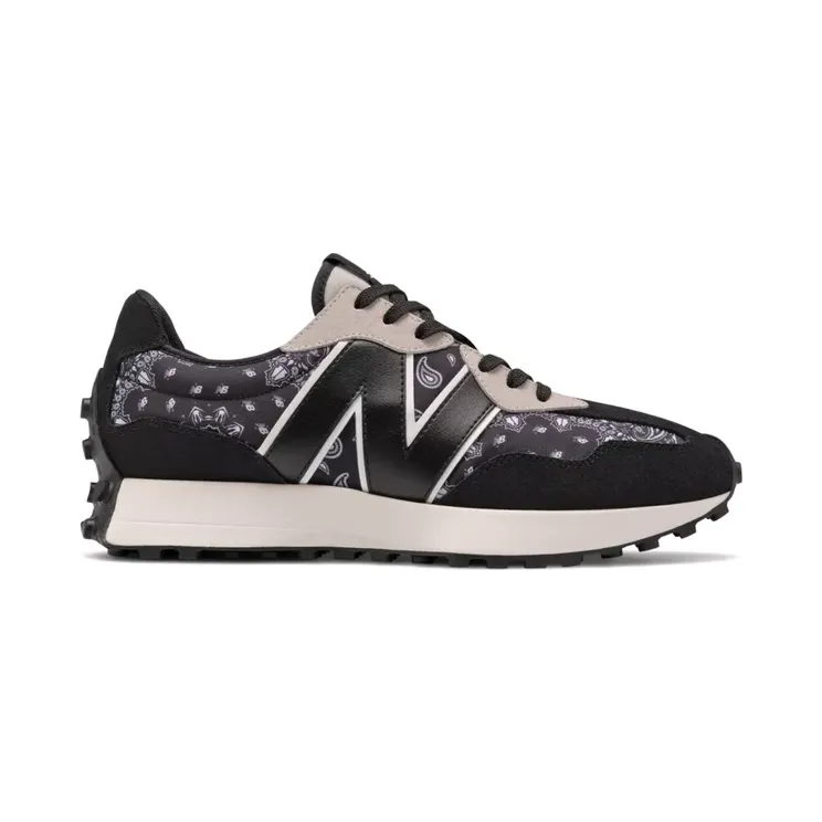 New Balance 327 Black White Paisley (MS327DEU)
