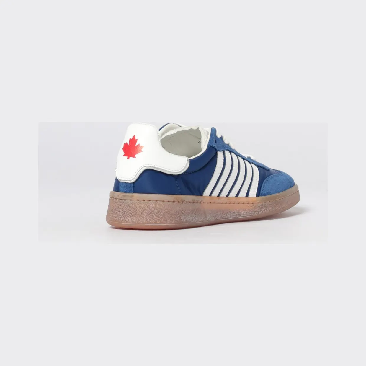 Dsquared2 Boxer Sneakers in Suede and Nylon Blue (SNM047711708709M4177) (2)