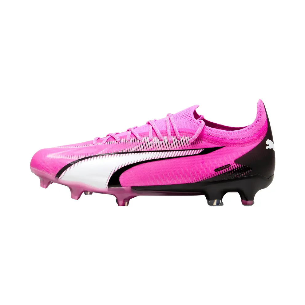 Puma Ultra Ultimate FG Cleats “Pink White Black” (107744-01)