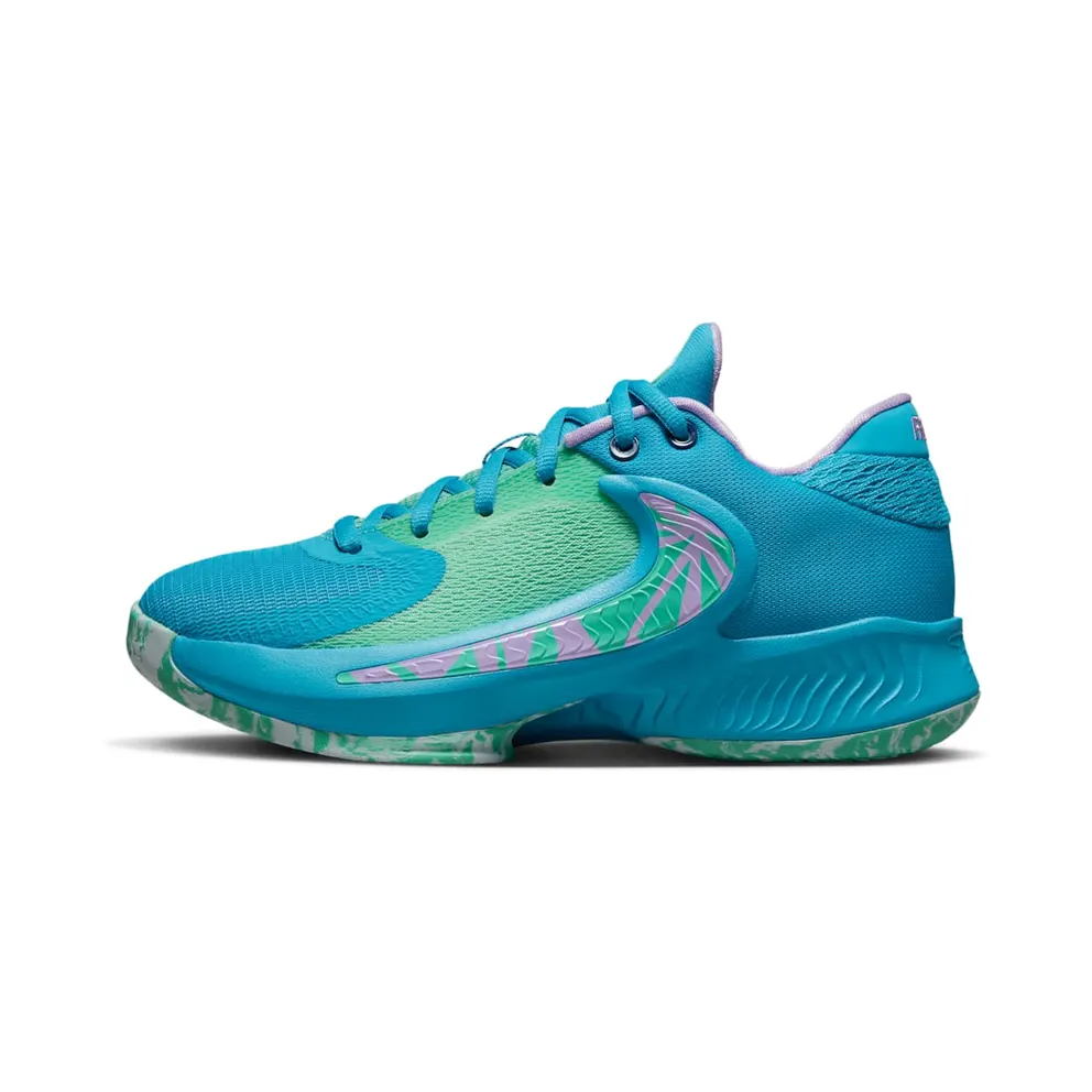 Nike ZOOM FREAK 4 GS “Laser Blue/Light Menta/Glacier Blue/Lilac” (DQ0553-400)