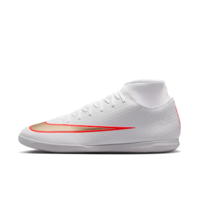 Nike Mercurial Superfly 11 Club Indoor/Court High-Top “White/Bright Crimson/Blur” (IO1495-100)