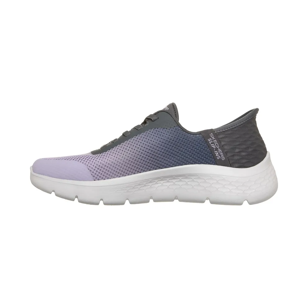 Skechers Slip-ins: GO WALK Flex – Grand Entry Sneaker Houtskool/Lavendel