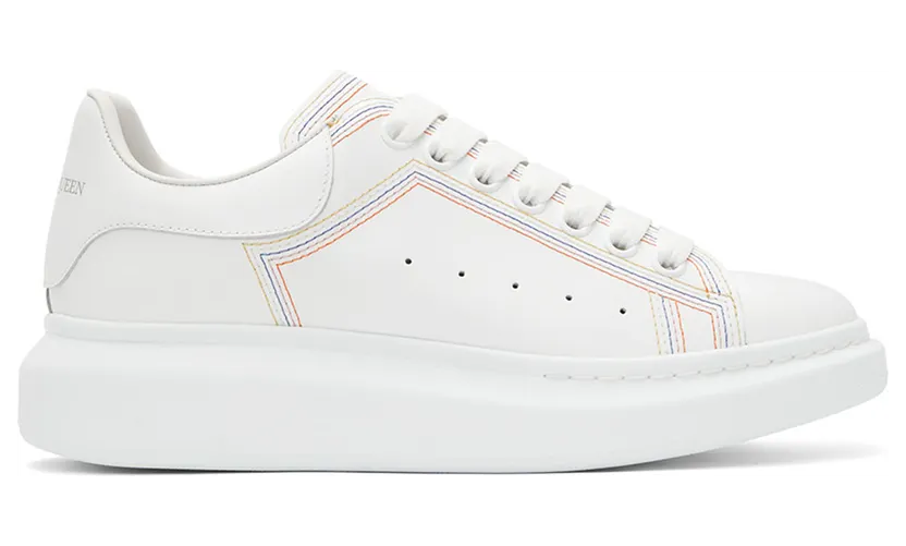 Alexander McQueen Oversized Embroidered White Multi (662639WIA4R9035)