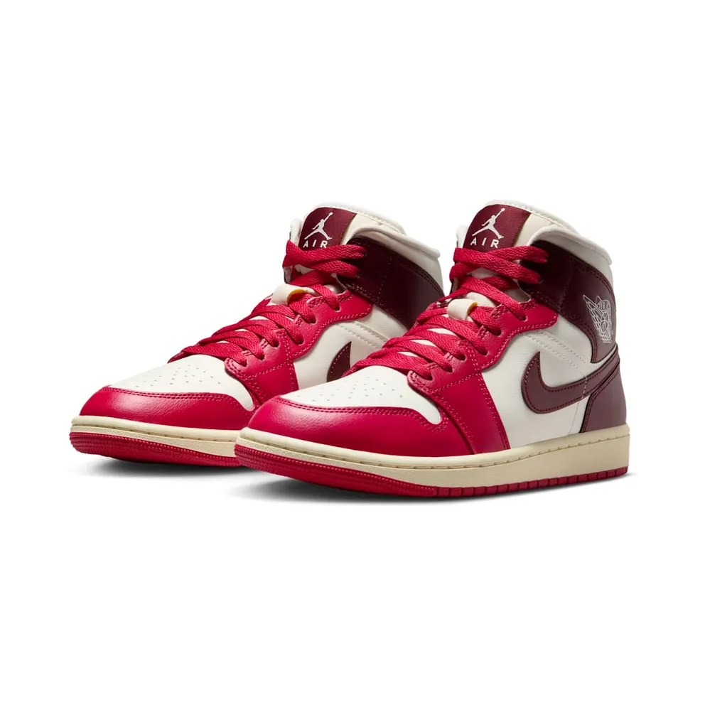 Air Jordan 1 Mid “Red/White” (BQ6472-119)