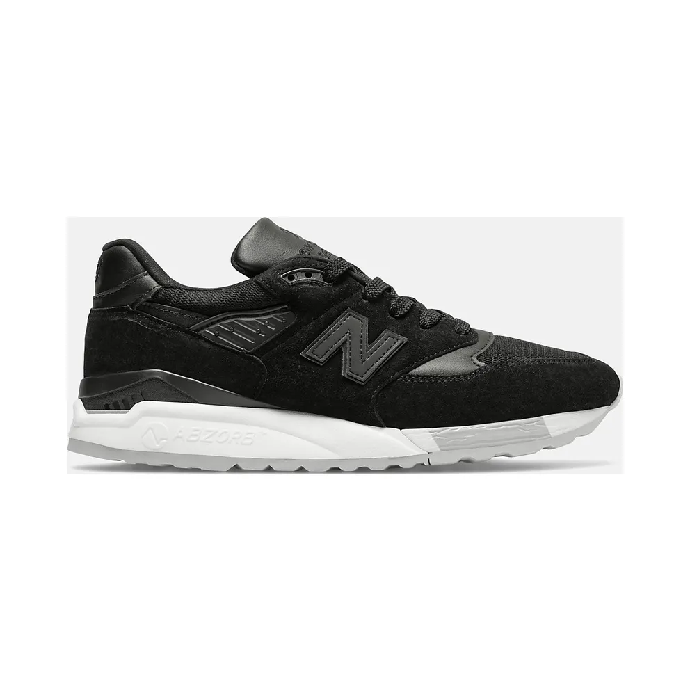 New Balance 998 MiUSA Black White Grey (M998NJ)