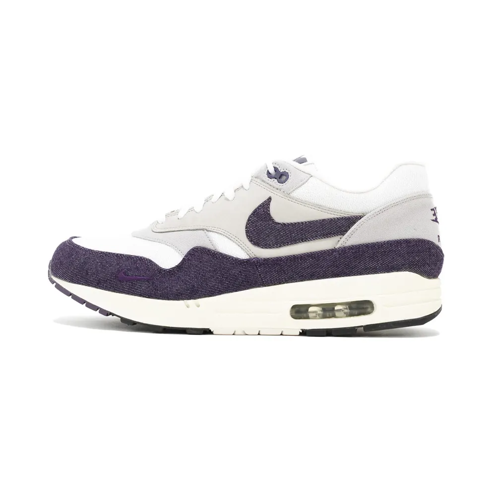 Nike Air Max 1 Patta Purple Denim White/Grand Purple-Matte Silver (394805-100)