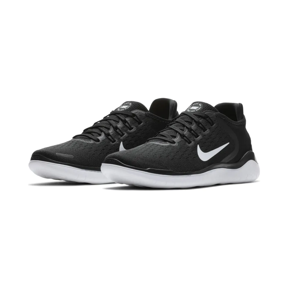 Nike Free RN 2018 Black White (W) Black/White (942837-001)