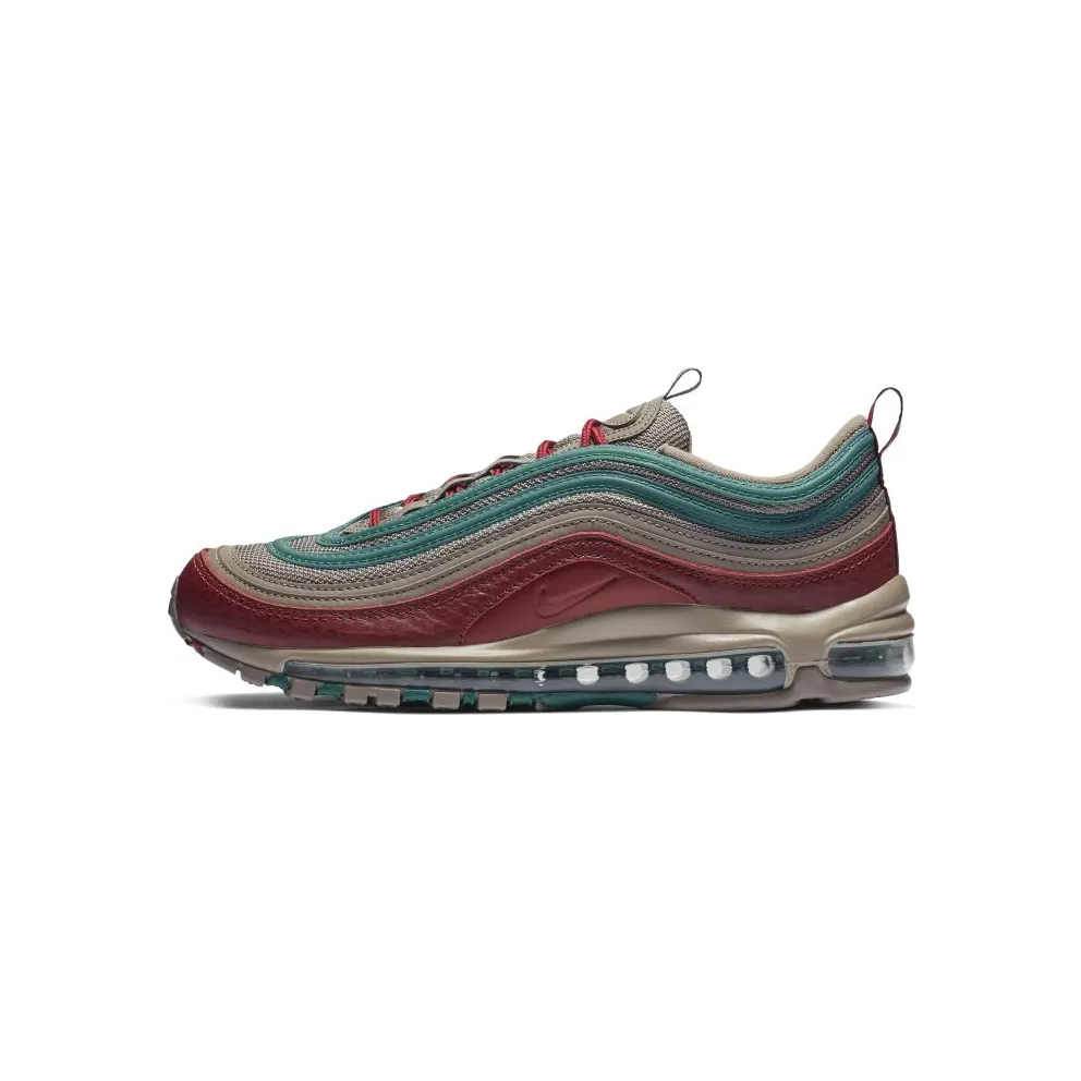Nike Air Max 97 Light Taupe Geode Teal Team Red Light Taupe/Light Taupe-Geode Teal-Team Red (AQ4126-202)