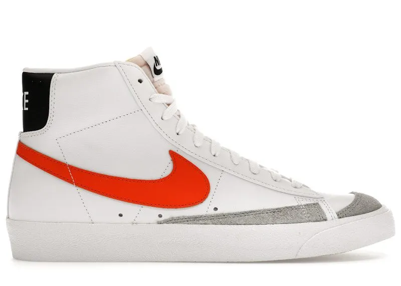 Nike Blazer Mid ’77 Vintage White Safety Orange Black (BQ6806-123)