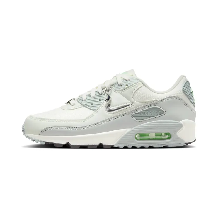 Nike Air Max 90 “Sail / Sea Glass / Light Silver / Metallic Silver” (FN6948-100)