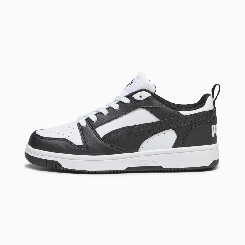 Puma Rebound V6 Lo White/Black (393833-01)