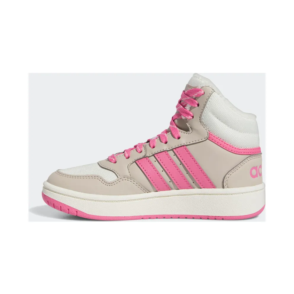 Adidas Hoops Mid 3.0 Kids Wonder Beige / Pink Fusion / Off White (IF7739)