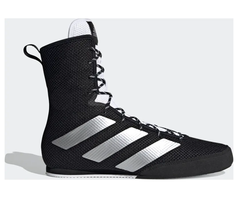 adidas Box Hog 3 Schuh Core Black / Silver Metallic / Cloud White (FX0563)