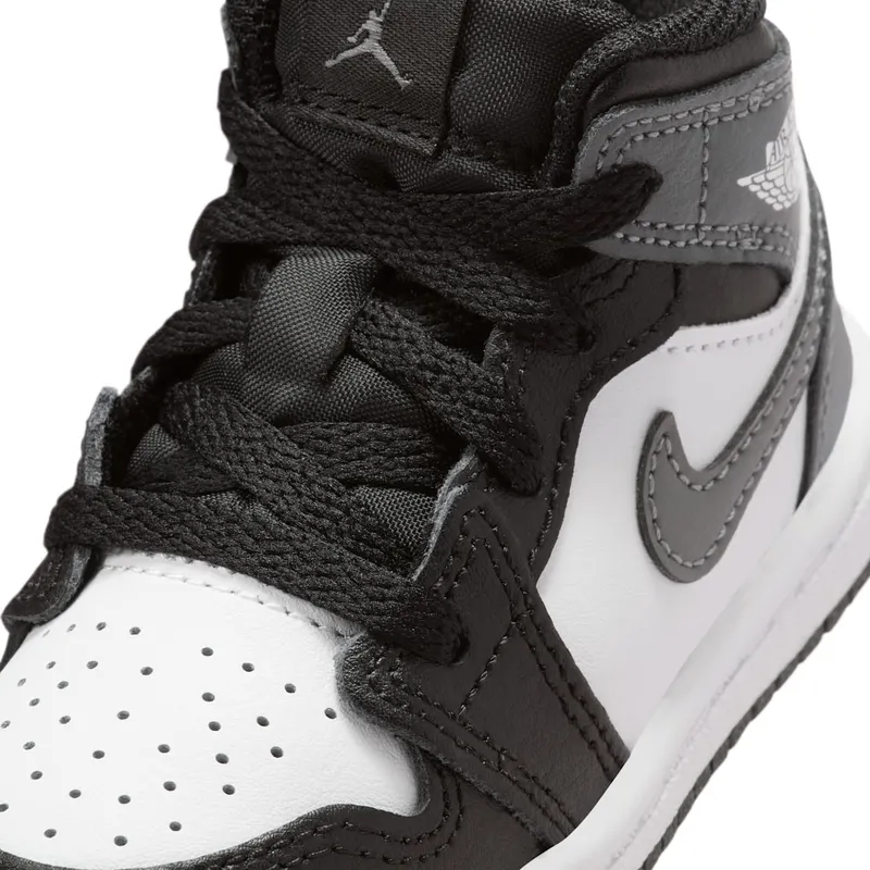Jordan 1 Mid Black White Iron Grey (DQ8425-001)