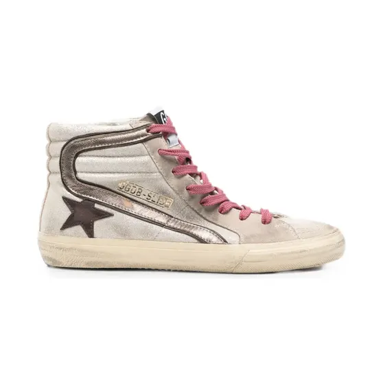 Golden Goose Sneakers met logopatch – Beige (GWF00115F008753)