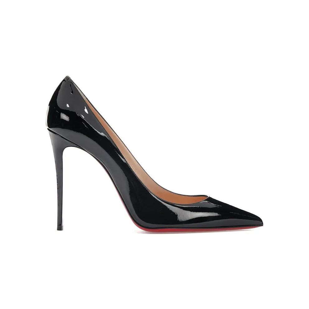 Christian Louboutin Kate 100mm Pump Black Patent Leather (3191411BK01)