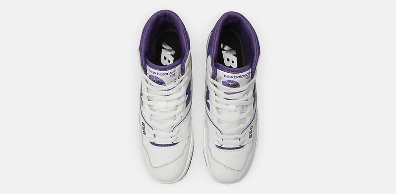 New Balance 650R White Interstellar Purple (BB650RCF)