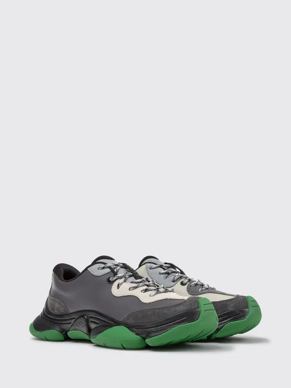 Camper Twins Bicolour Calfskin with Vibram Rubber Sole Multicolor (K201836-016TWINS0)