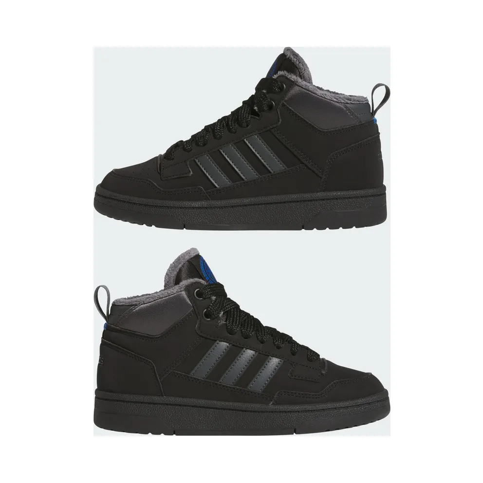 Adidas Rapid Court Mid Winterized Core Black / Grey Six / Bright Royal (JR2804)
