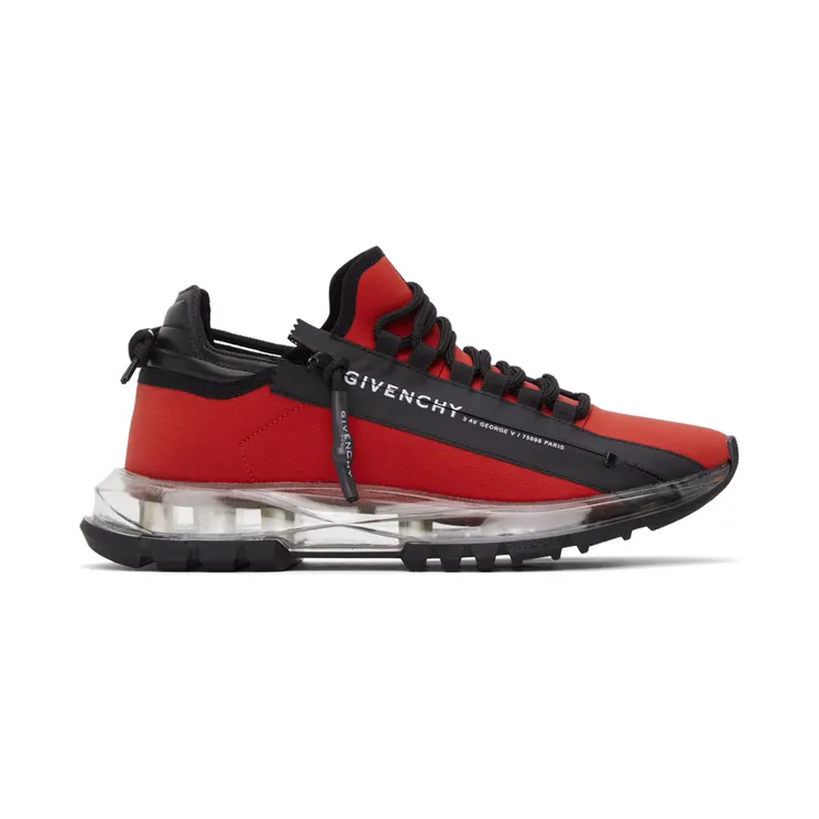 Givenchy Red Spectre Zip Low Sneakers (BH003MH0TP)