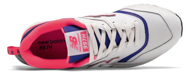 New Balance 997H White White/Pink-Blue (CM997HAJ)