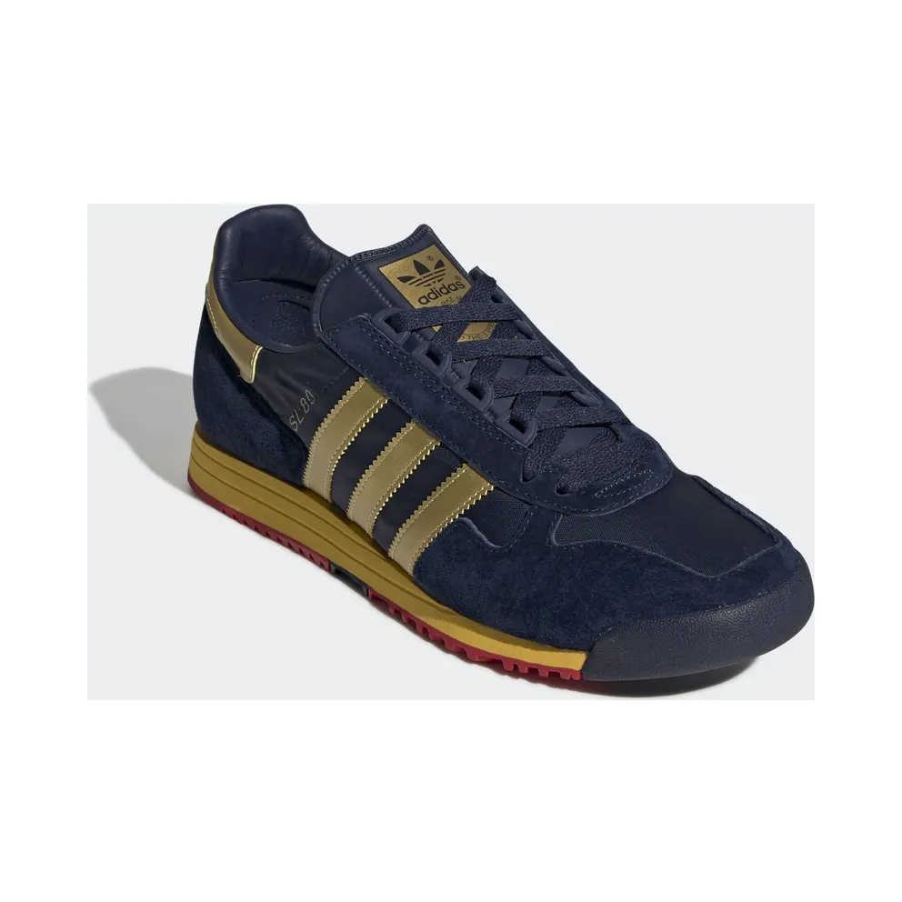 adidas SL80 Spzl Collegiate Navy Collegiate Navy/Gold Metallic/Scarlet (EF1159)