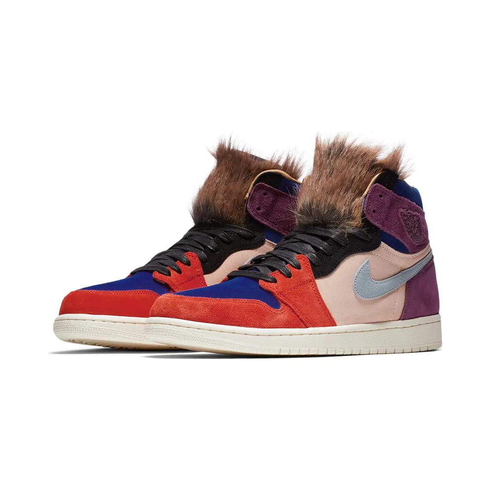 Jordan 1 Retro High Aleali May Court Lux (W) Bordeaux/Light Armory Blue-Sunset Tint (BV2613-600)