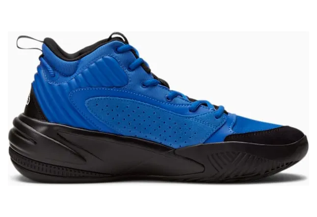 Puma Dreamer 2 Mid basketbalschoenen Zwart/Blauw (194851-05)