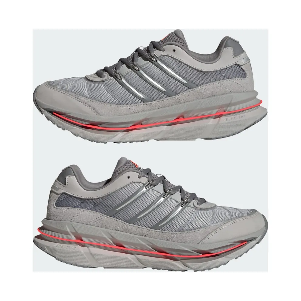 Adidas Adistar HRMY Grey Two / Silver Metallic / Solar Red (JQ8744)