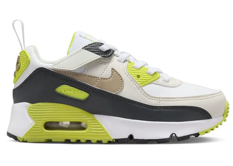 Nike Air Max 90 EasyOn White Cyber Dark Smoke Grey Khaki (HF6357-103)