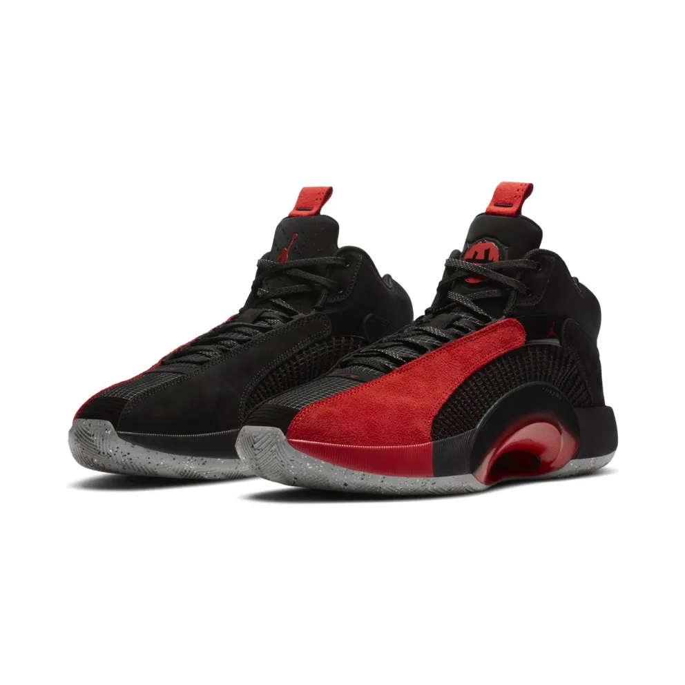 Jordan XXXV Warrior Black/University Red-Cement Grey (DA2625-600)