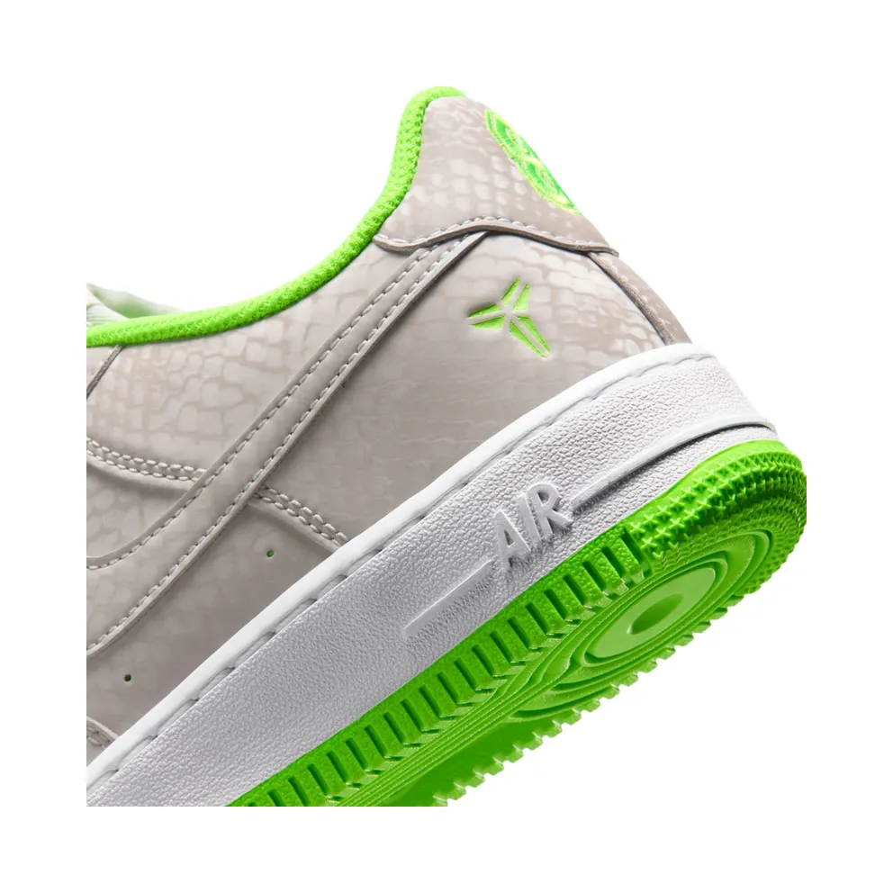 Nike Air Force 1 Low GS “Vast Grey / White / Electric Green” (IO4610-002)
