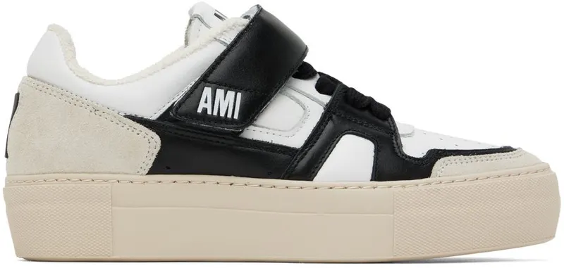 Ami Alexandre Mattiussi Alexandre Mattiussi Black & White ADC Low Top 101 White/Black (USN421.853)