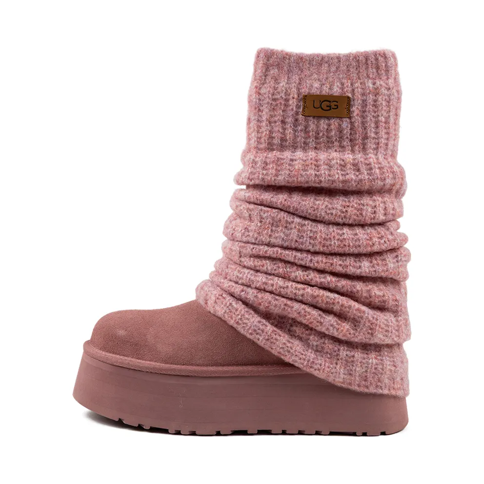 Ugg Classic Mini Dipper Legwarmer Boot “Pink Dawn” (1178990-PDW)