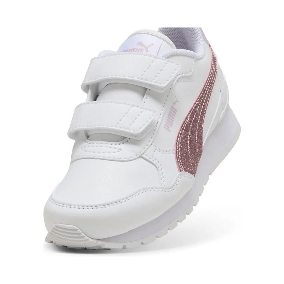 Puma ST Runner v4 Glitter “Puma White / Puma Silver / Cool Light Gray” (401587_02)