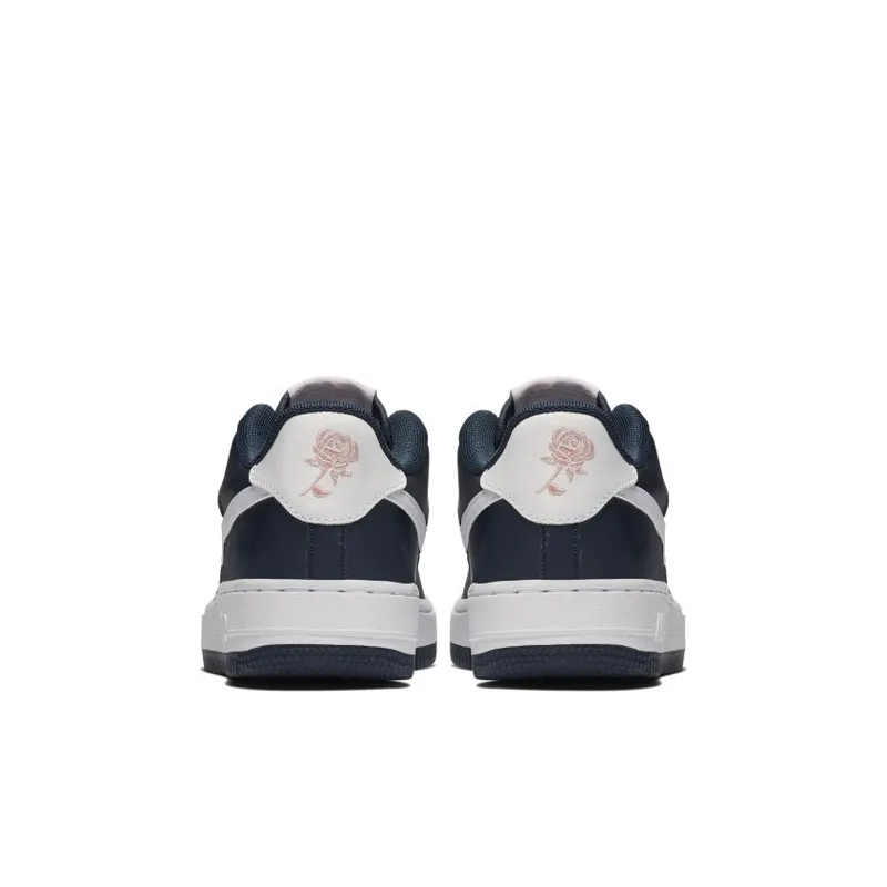 Nike Air Force 1 Low Valentines Day 2019 Obsidian (GS) Obsidian/White-Bleached Coral (BQ6980-400)