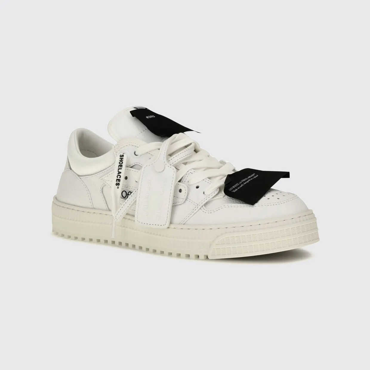 Off-White 3.0 Court Grained Calfskin Low Top Sneakers White (M29KC9L0010110V)