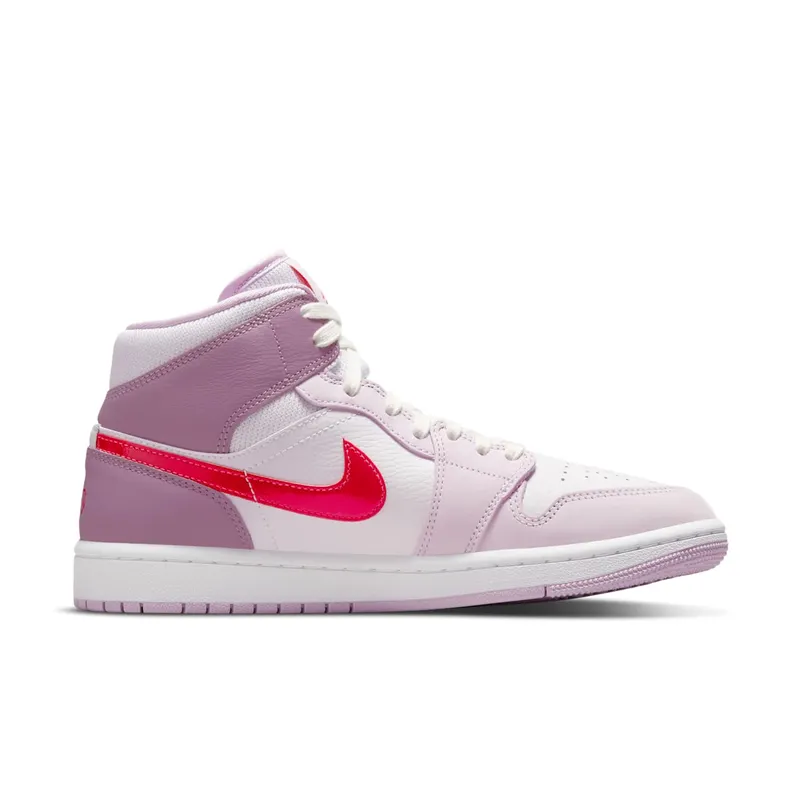 Air Jordan 1 Mid Valentines Day Release – “White / Pink / Crimson” (DR0174-500)