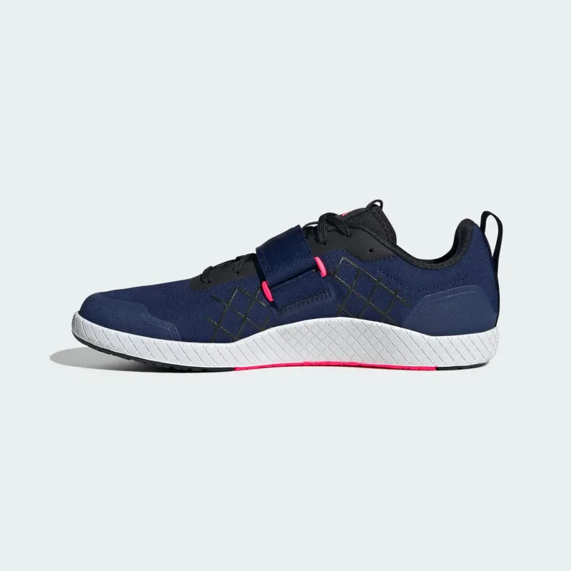 Adidas The Total Weightlifting Shoes Dark Blue / Silver Metallic / Core Black (JP6197)