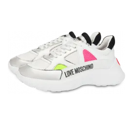 Moschino Mesh-sneakers Mit Fluo-details (POLJA15306G1CIV410A)