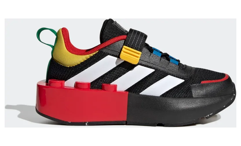adidas x LEGO® Tech RNR met Elastische Veters en Klittenband Core Black / Cloud White / Red (HP5877)