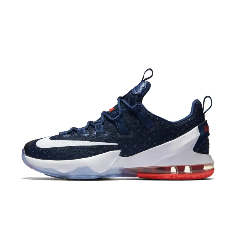Nike  LeBron 13 Low USA Coastal Blue/Bright Crimson-White (831925-416)