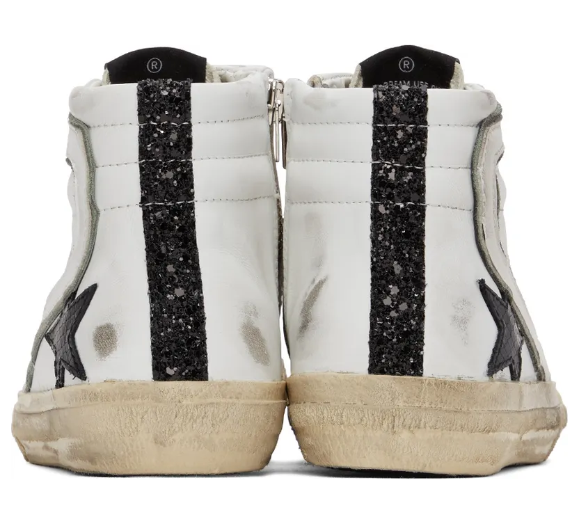 Golden Goose White & Grey Slide Sneakers (GWF00115.F003016.10220) (4)