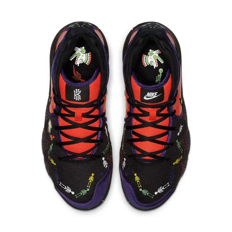 Nike Kyrie 4 Day of the Dead Team Orange/Black-Multi-Color (CI0278-800)