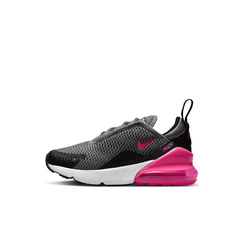 Nike Air Max 270 “Smoke Grey / Black / White / Hyper Pink” (AO2372-031)