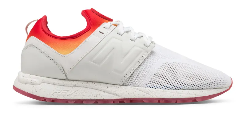 New Balance 247 Stance All Day White/Orange-Red (MRL247CO)